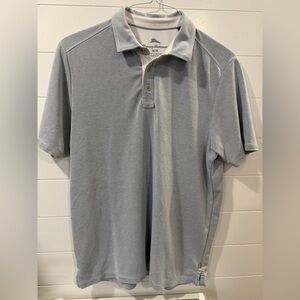 Tommy Bahama Men's blue soft knit  Polo Shirt-M